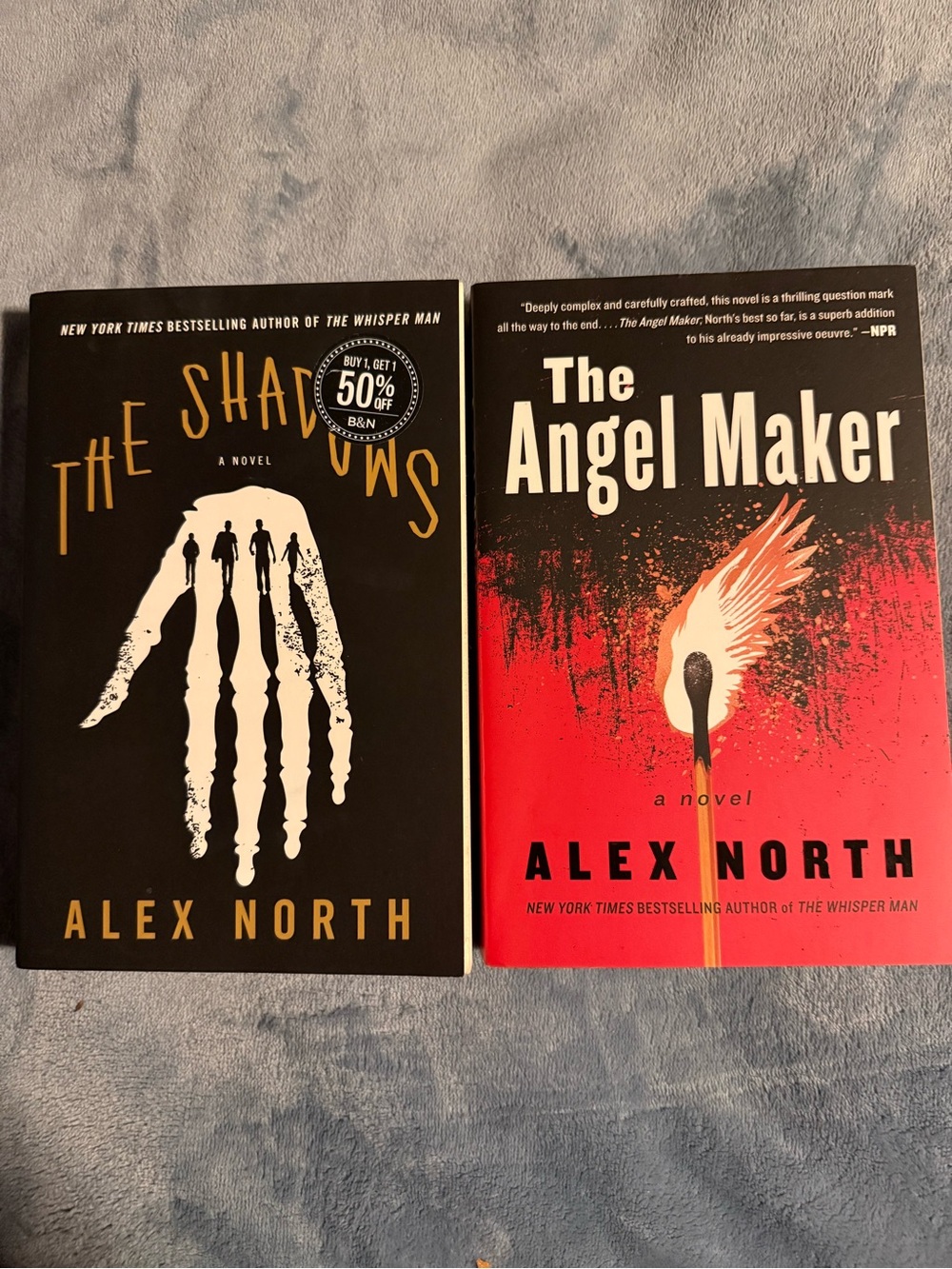 📚Alex North~2 Lg. Paperback Book Bundle!